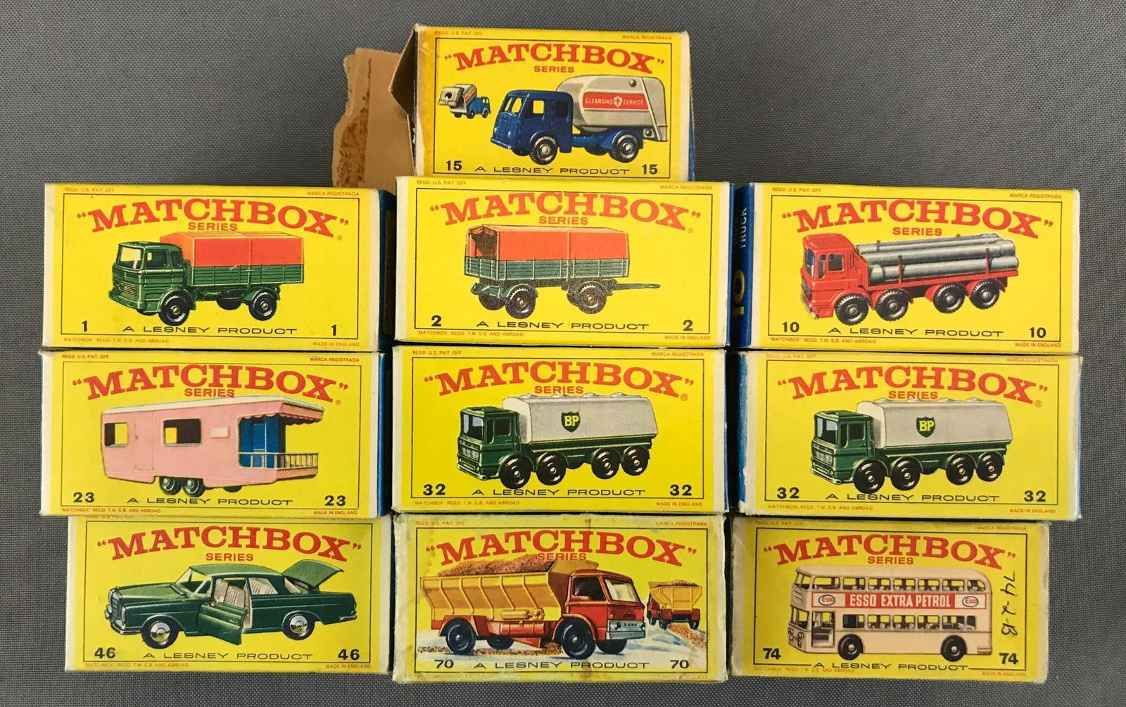 Group of 10 Matchbox Boxes-Empty (1 of 3)