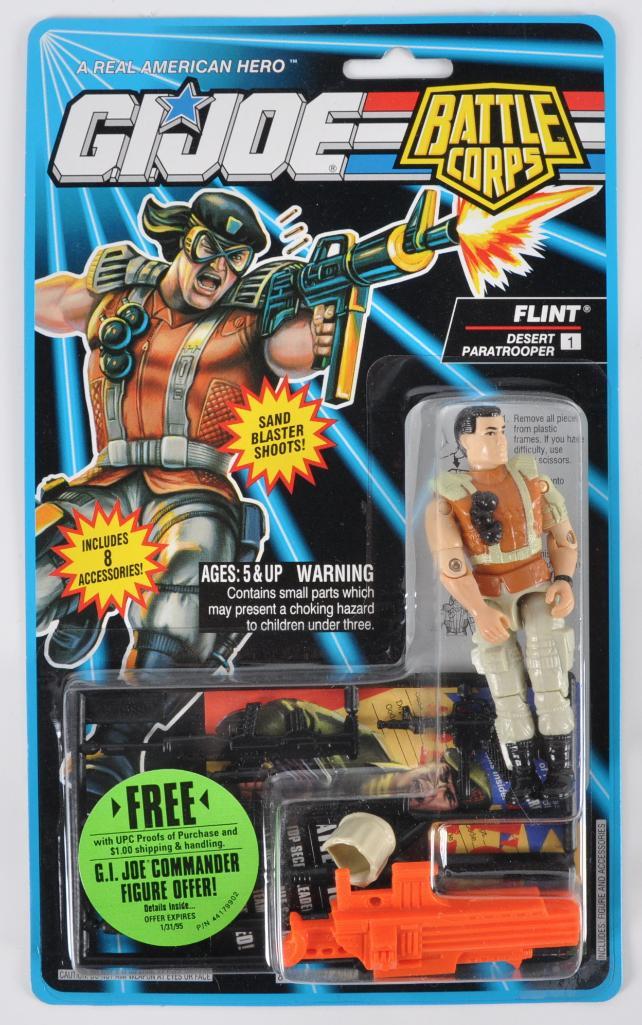 G.I. Joe Battle Corps Flint Action Figure in Original: 1993 Hasbro, New in Original Packaging