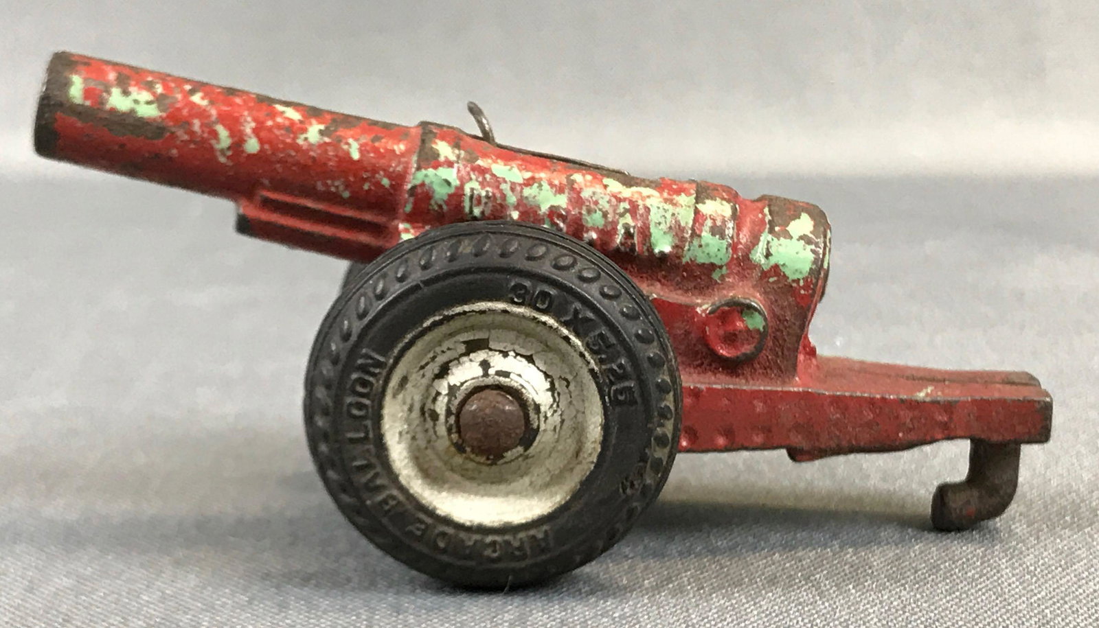 Arcade Cast Iron Cannon: 4 inches USA repainted