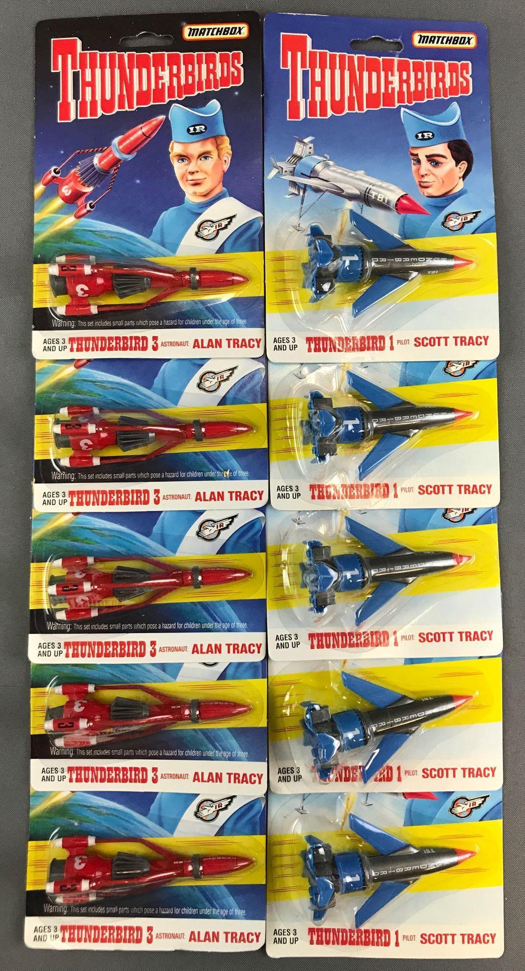 Group of 10 Matchbox Thunderbirds Die-Cast Vehicles in (1 of 4)