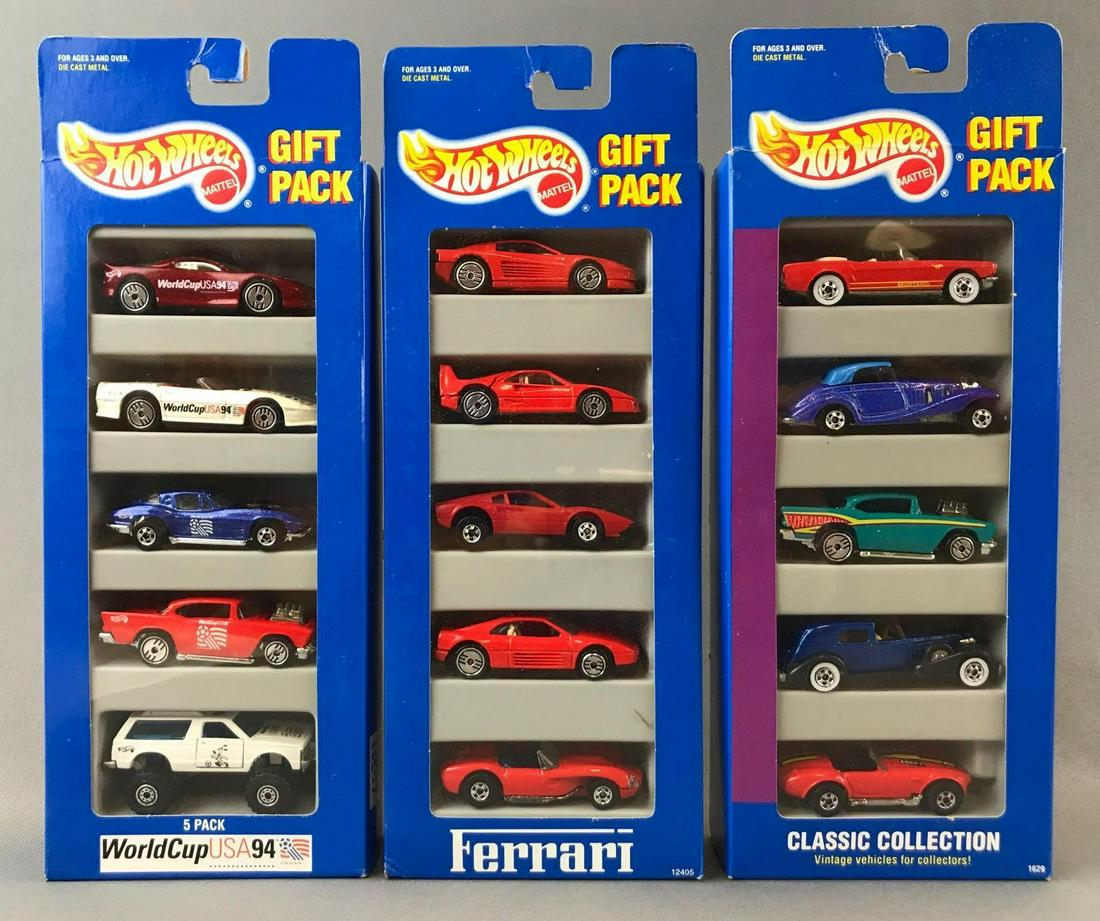 Group of 3 Hot Wheels Die-Cast Vehicles Gift Packs (1 of 7)