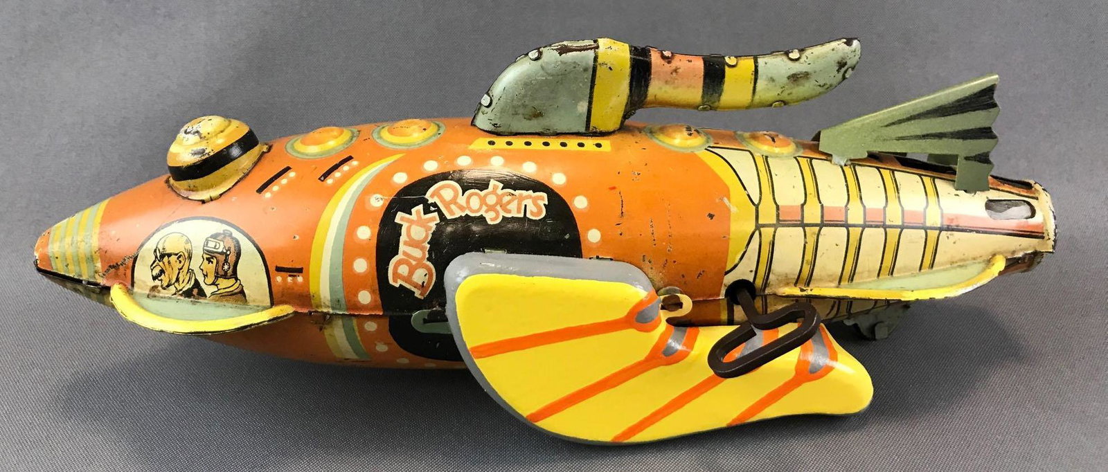 Vintage 1927 Louis Marx & Co Tin Litho Wind-Up Toy-Buck (1 of 7)