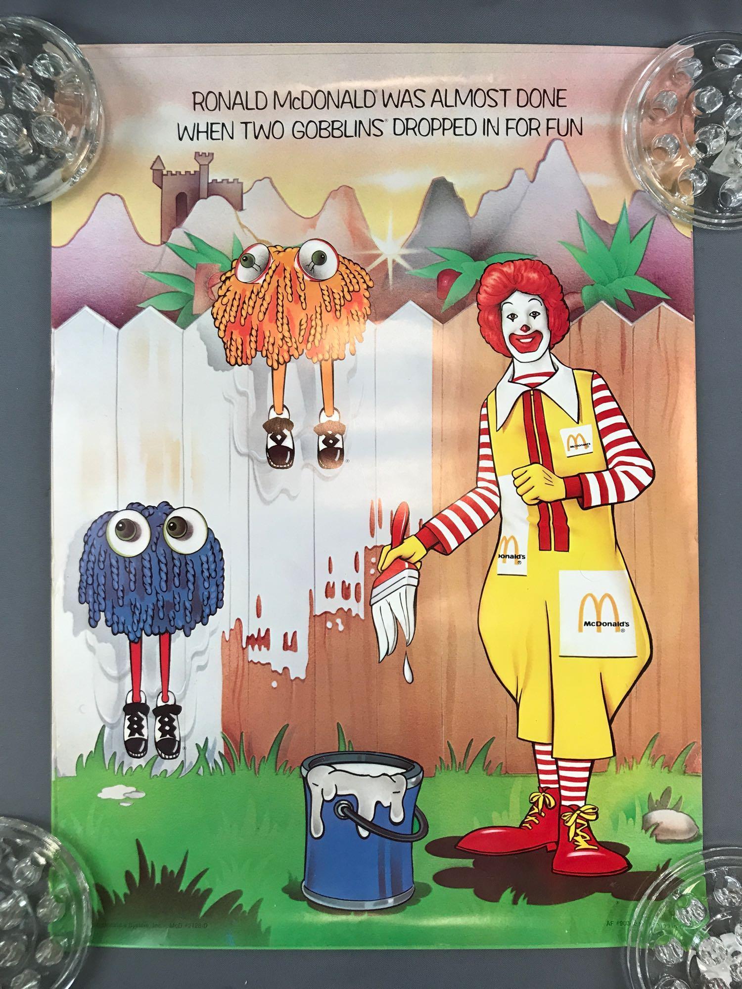 Group of 7 Vintage 1976 McDonalds Posters (1 of 3)