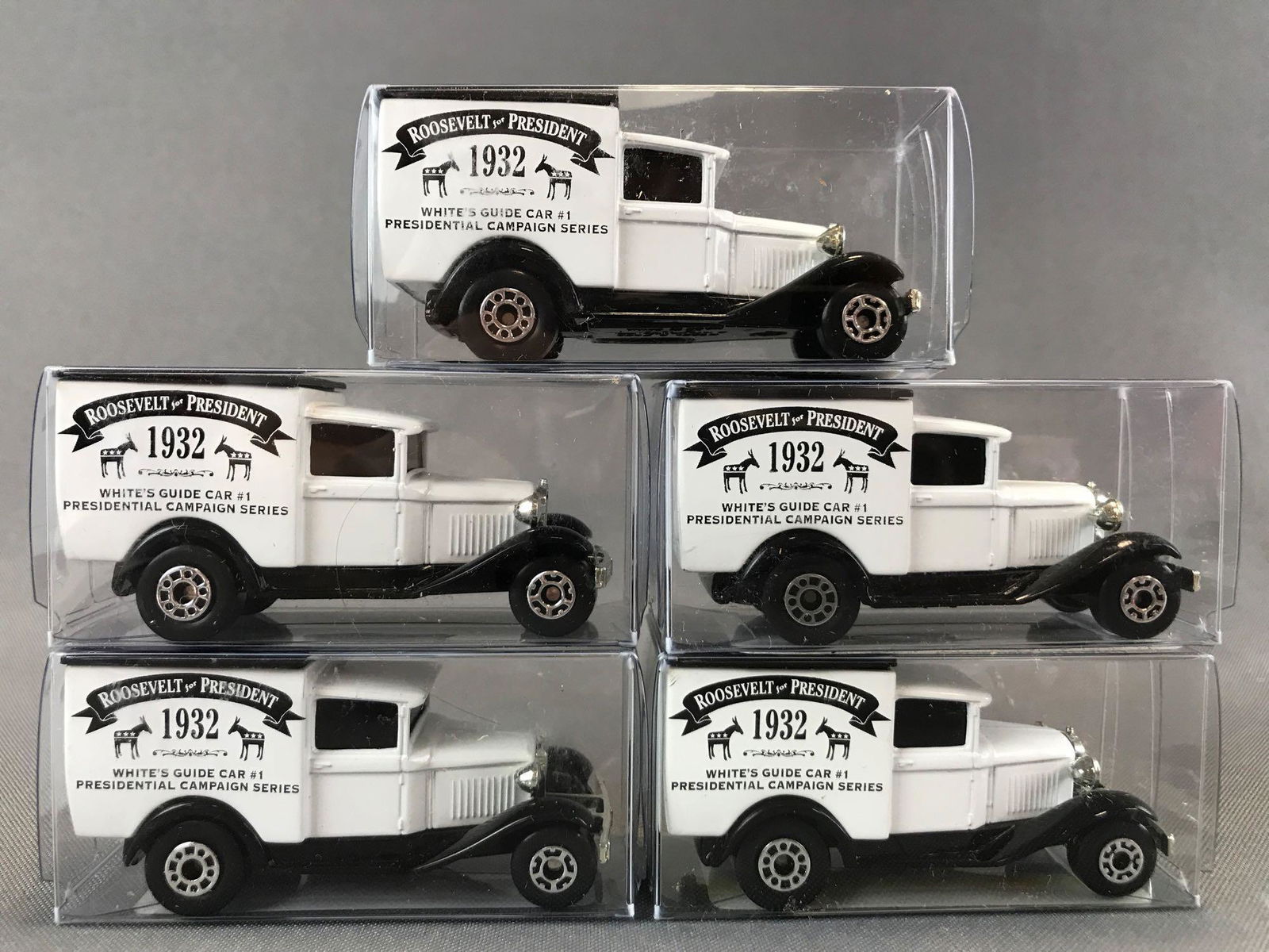 Group of 5 Whites Guide Exclusive Matchbox Model A Ford (1 of 8)