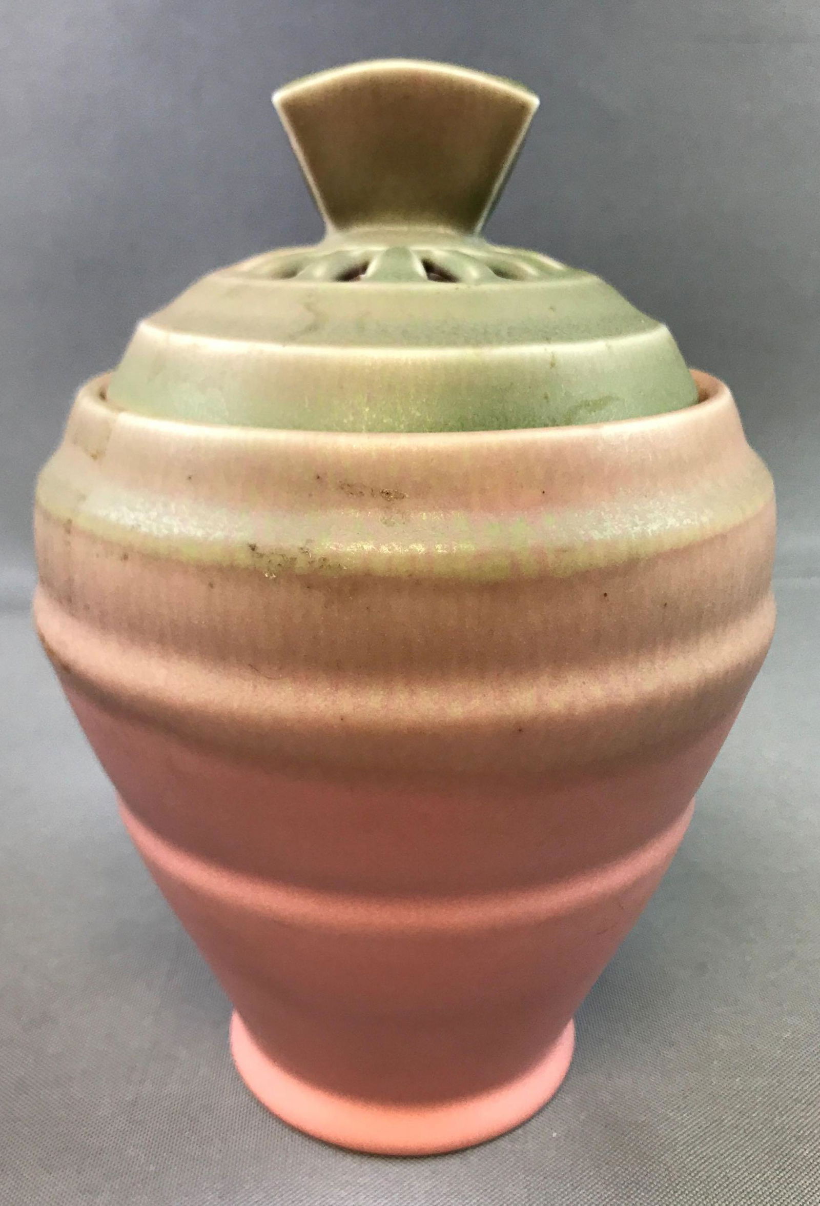 Vintage Artist Signed (1931) Rookwood 3-Piece Potpourri (1 of 4)