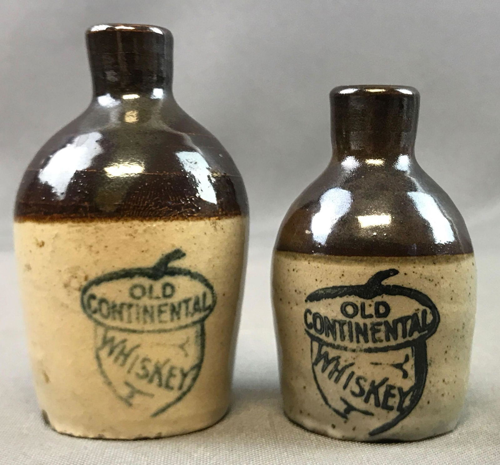 Group of 2 :  Antique "Old Continental Whiskey" (1 of 5)