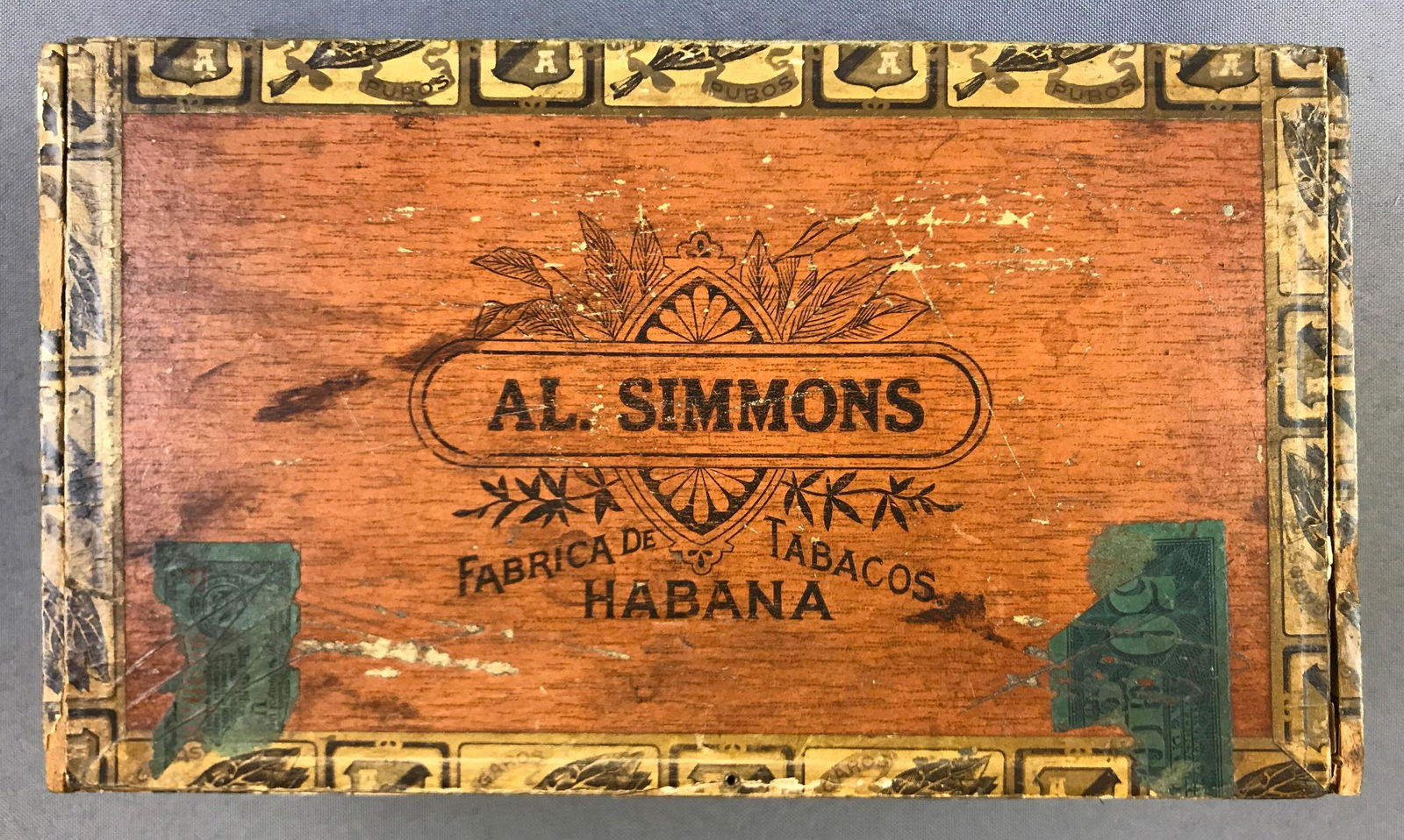 Vintage Al Simmons Cuban Cigar Box (1 of 6)