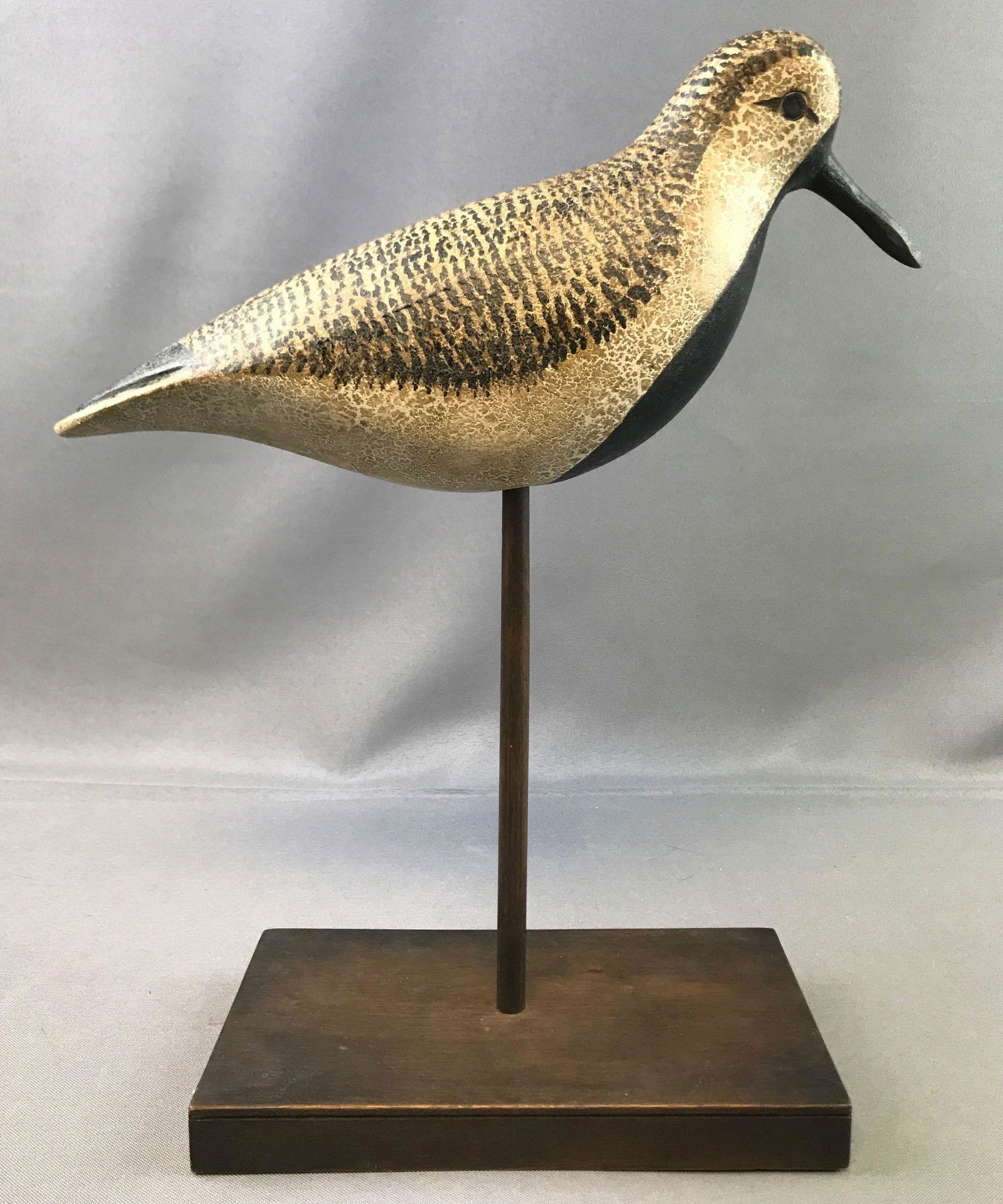 Vintage Frank Finney (attr.): Shore Bird Wood Carving (1 of 3)