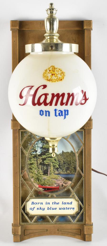 Vintage HammÕs Beer Light-up Advertising Sconce (1 of 3)
