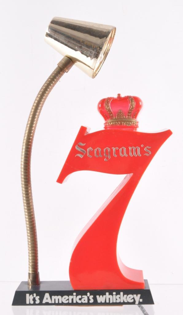 Vintage Seagram's 7 Light-up Advertising Cash Register (1 of 1)