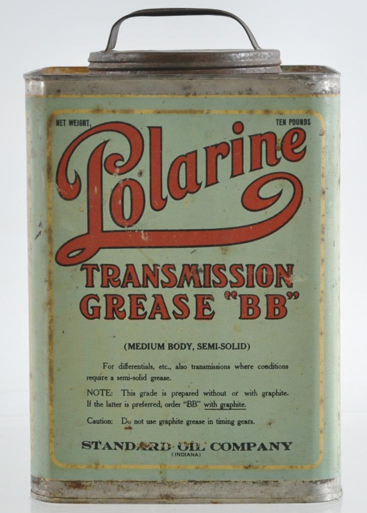 Antique Standard Oil Polarine Transmission Grease (1 of 5)
