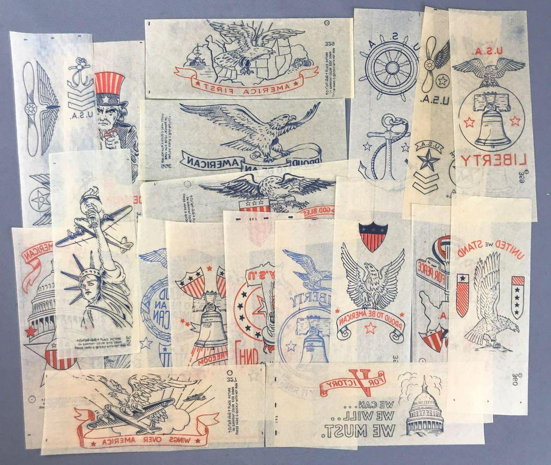 Group of 20 : Vintage WWII Cracker Jack Patriotic (1 of 3)