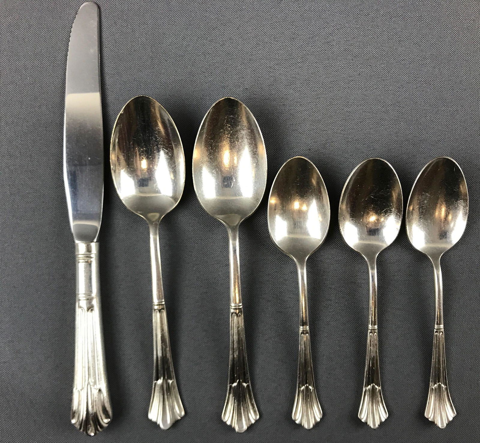 Group of 6 : Vintage Santa Fe Flatware Pieces - "Albany (1 of 5)