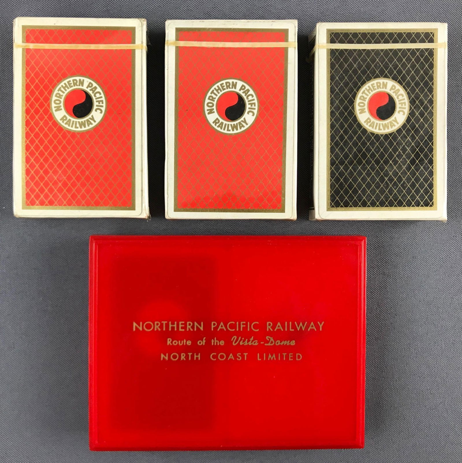 Group of 5 : Vintage Sealed Playing Card Decks - (1 of 3)