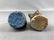 Lot of 2 : Artist Signed Miniature Pottery Face Jugs - - 3