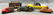 Group of 5 : Vintage Tin Toy Vehicles - Cable Car,