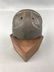 Vintage Cast Iron Football Helmet on Base - 2