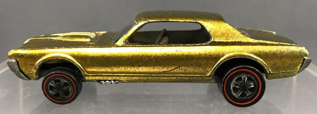 Hot Wheels Redlines Custom Cougar Die-Cast Vehicle: 1968, gold body