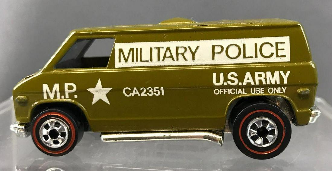 hot wheels military police van