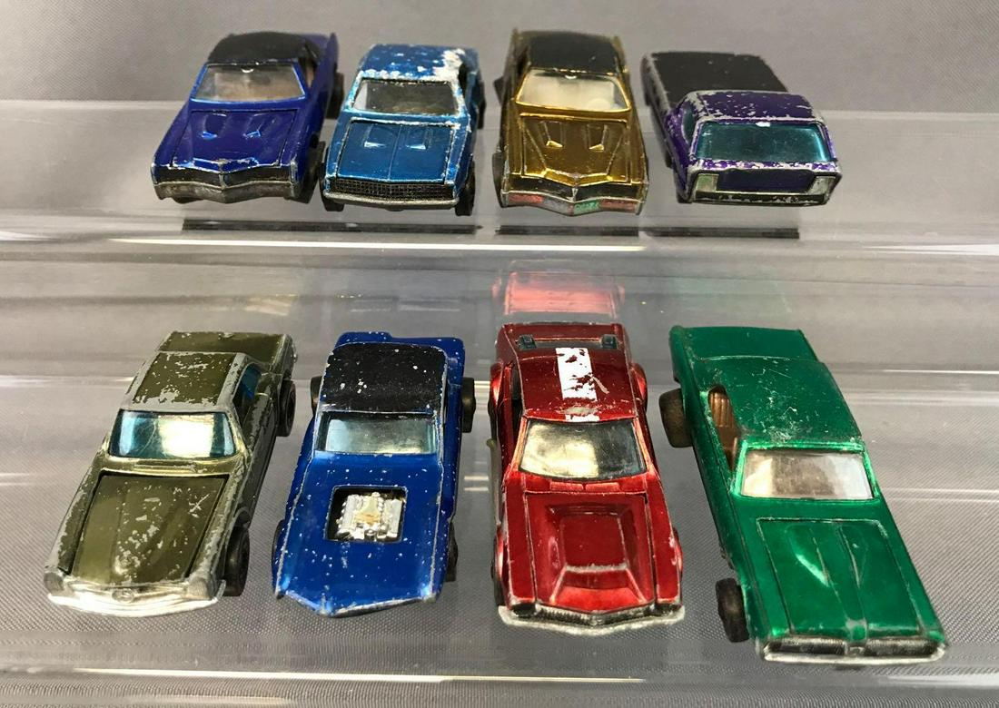 Group of 6 Hot Wheels Redlines Die-Cast Vehicles: 1967 Python, 1968 Custom Cougar, 1969 Mighty Maverick, and more