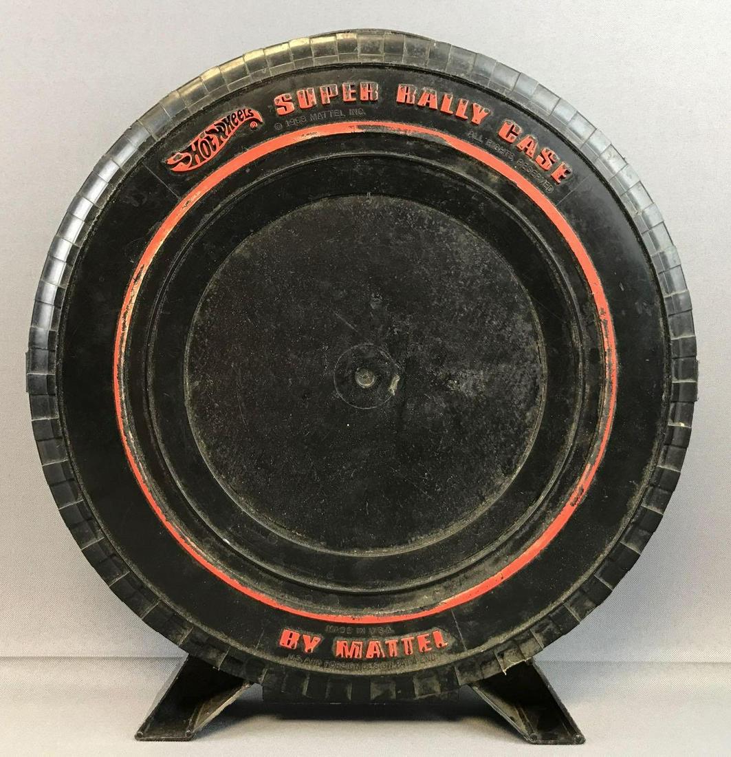 Hot Wheels Super Rally Case and Contents: 13.25x14x1.75 inches, contains 36 Hot Wheels Redlines Die-Cast Vehicles-1975 Poison Pinto, 1967 Custom Corvette, 1970 Funny Money, and more