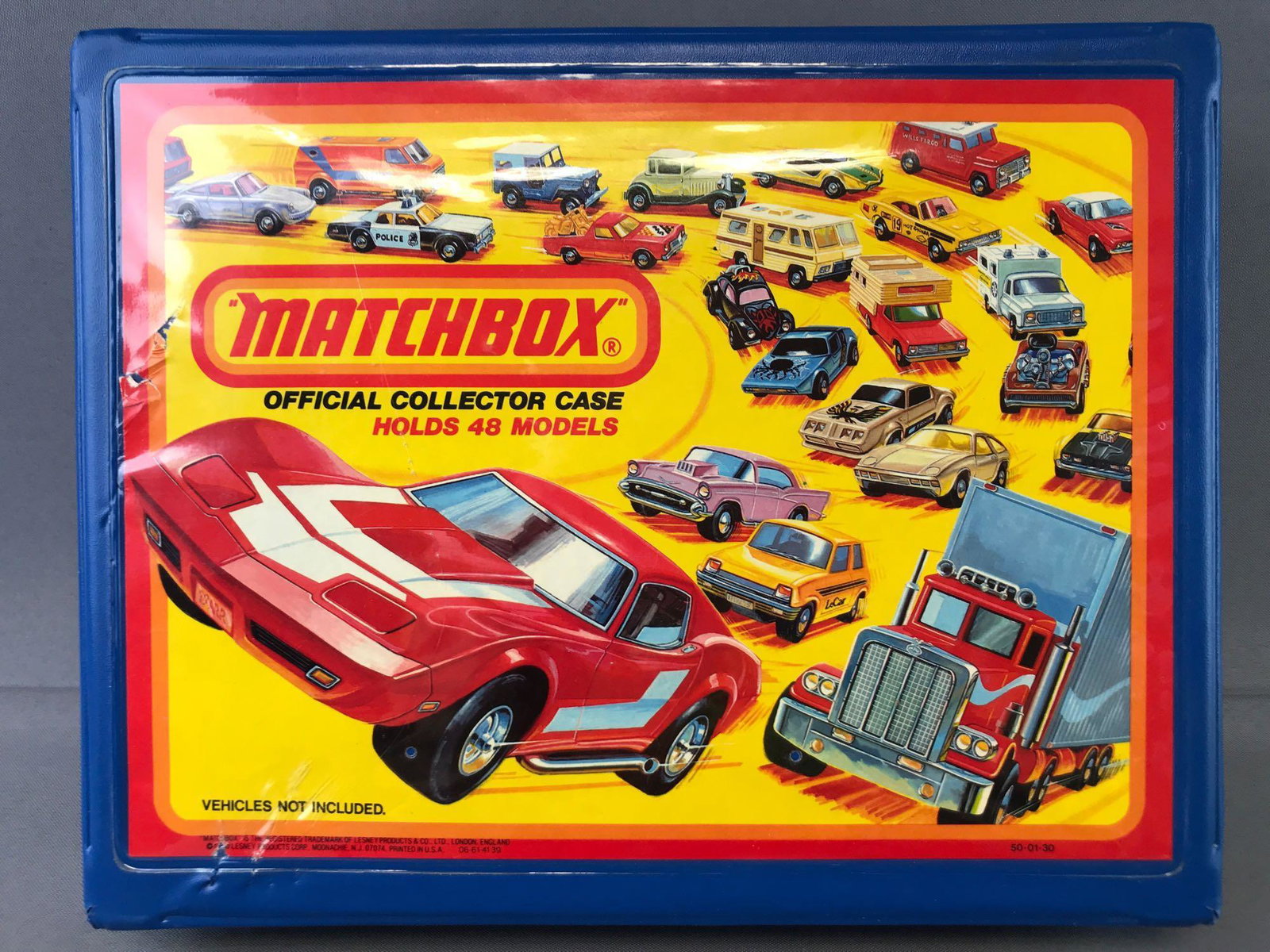 Matchbox Official Collector Case and Contents-48: Case measures 12.75x9.75x3 inches