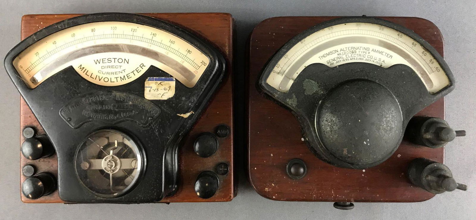 Group of 2 : Vintage/Antique Meters - DC Multimeter + (1 of 6)
