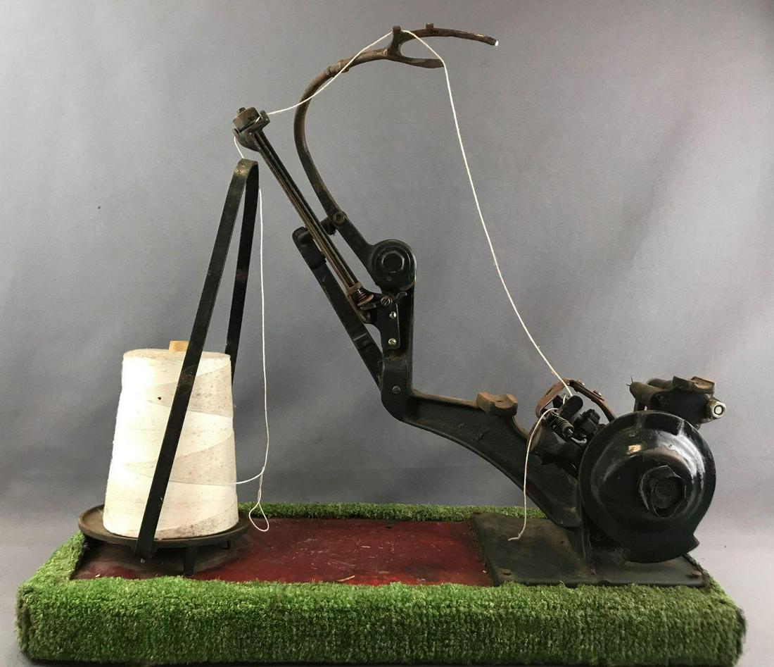 Vintage Cobbler's Hand Cranked Chain Driven Leather (1 of 5)