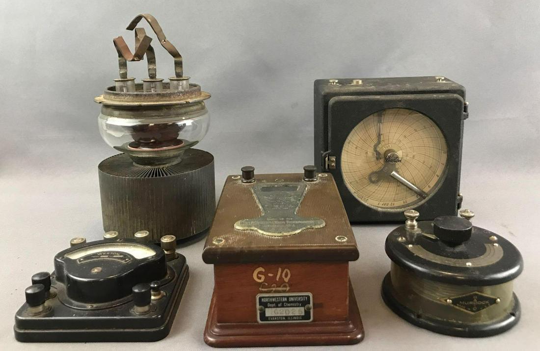 Lot of 5 Pieces : Vintage Electrical Testing Equipment (1 of 9)