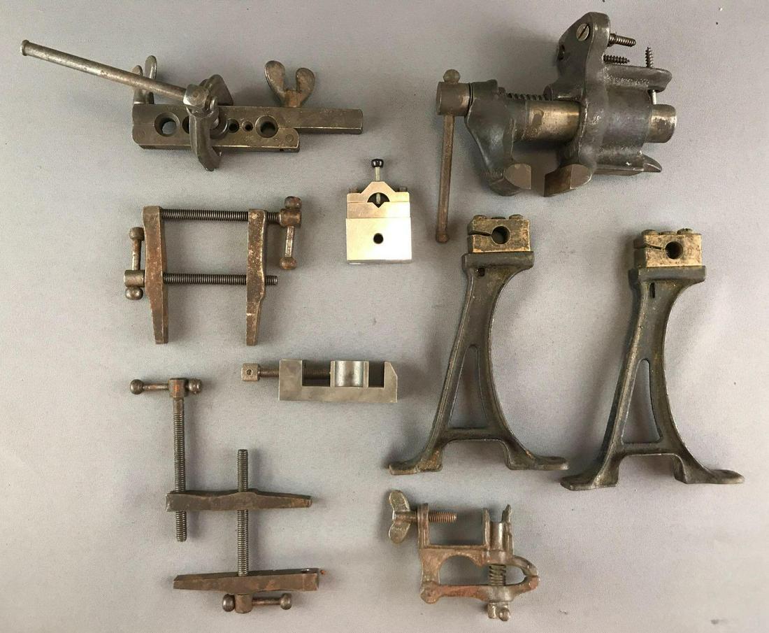 Group of 9 : Assorted Vintage Clamps and Brackets (1 of 5)