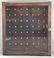 Wood and Glass Display Case - 49 Hooks