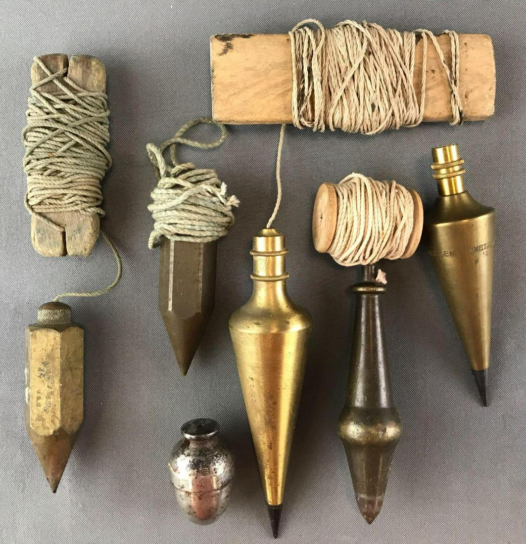 Group of 6 : Vintage Plumb Bobs (1 of 5)