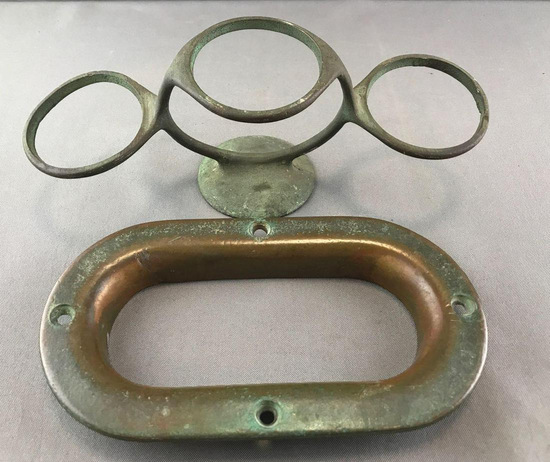 Group of 2 : Vintage Copper Items Porthole (1 of 7)