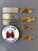 Group of 15 : Vintage Tin Litho Tobacco Tags + more - 7