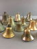 Group of 26 : Antique Brass Bells - 3