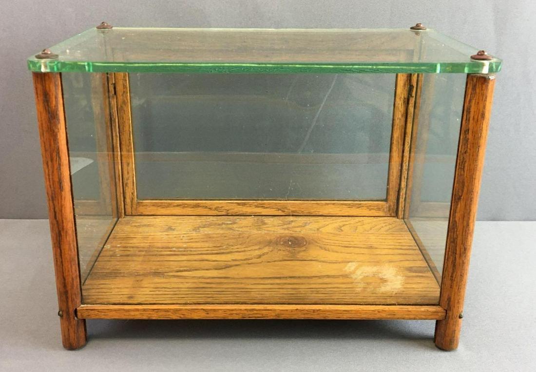 Antique Wood and Glass Tabletop Showcase (1 of 6)