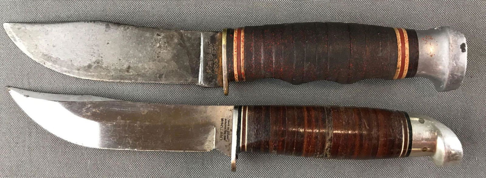 Group of 2 : Vintage Fixed Blade Knives - Kabar and (1 of 5)