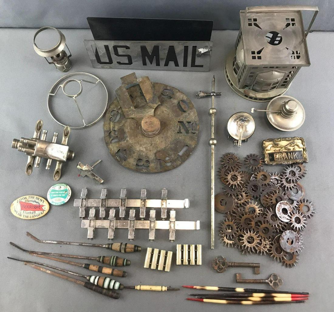 Group of 70+ Pieces : Assorted Vintage Tools, Gears + (1 of 12)