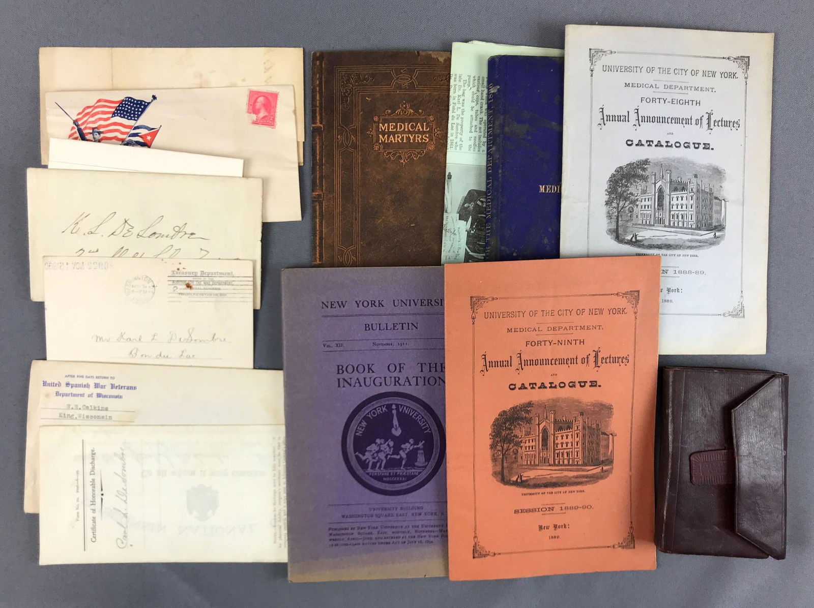Collection of Antique (1880s) Correspondence, Diary, (1 of 5)