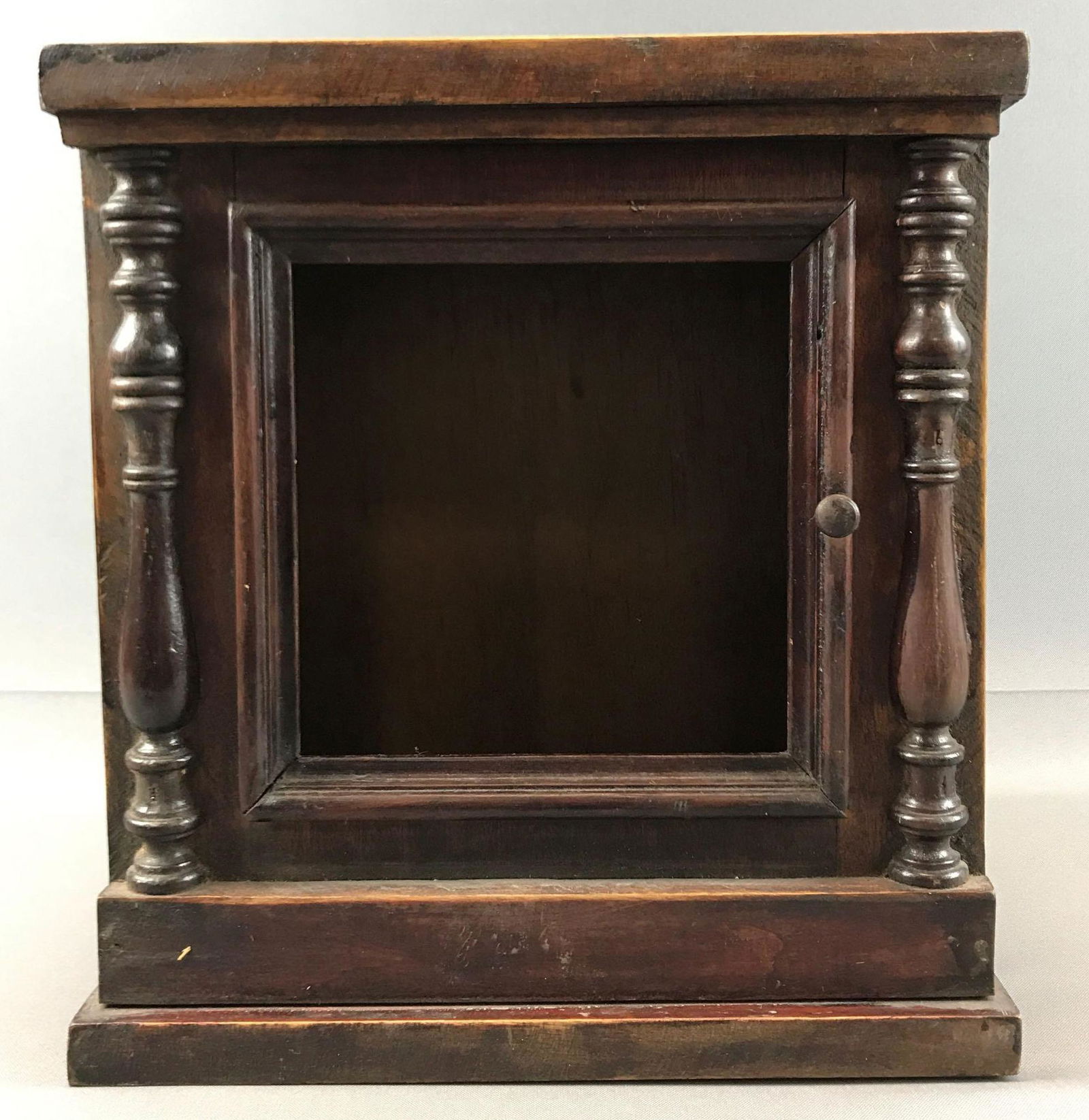 Antique Wooden Shelf Clock Housing (1 of 5)