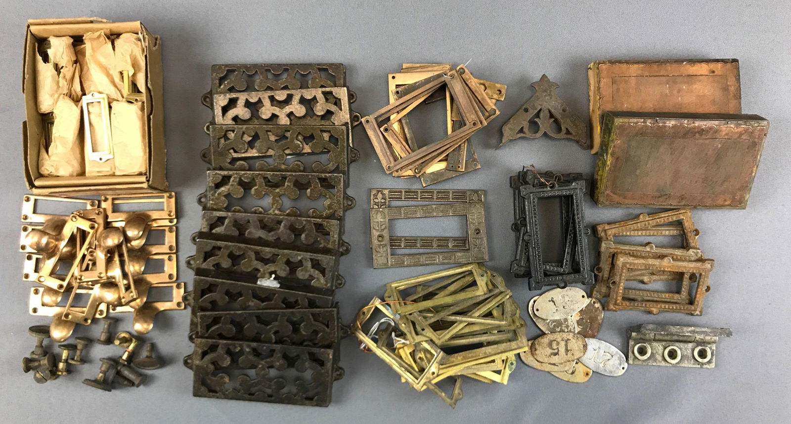 Group of Antique Hardware Accessories - Number Tags, (1 of 8)