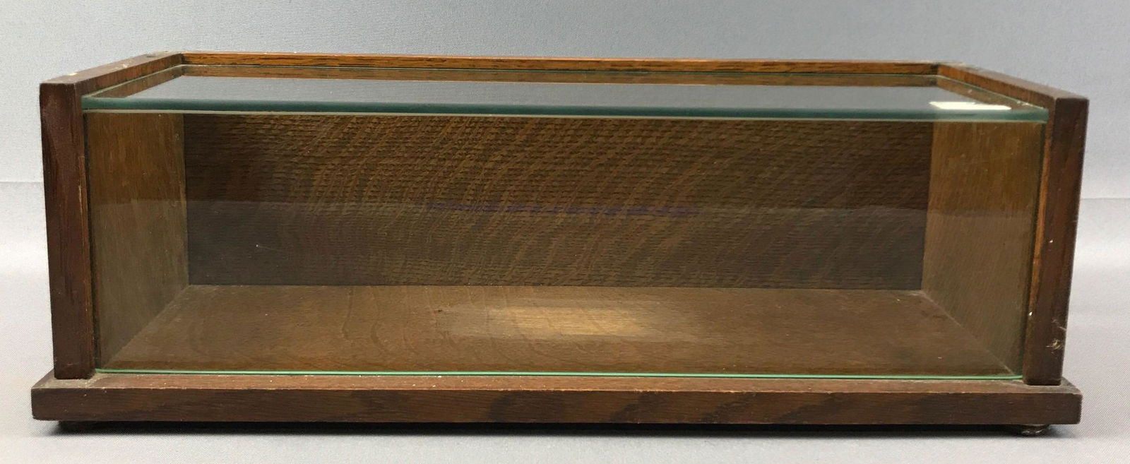 Antique Wood and Glass Countertop Display Showcase w/ (1 of 5)