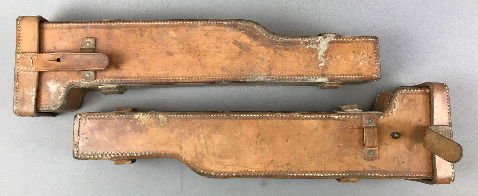 Lot of 2 : WWI Military Trench Periscope Leather (1 of 5)