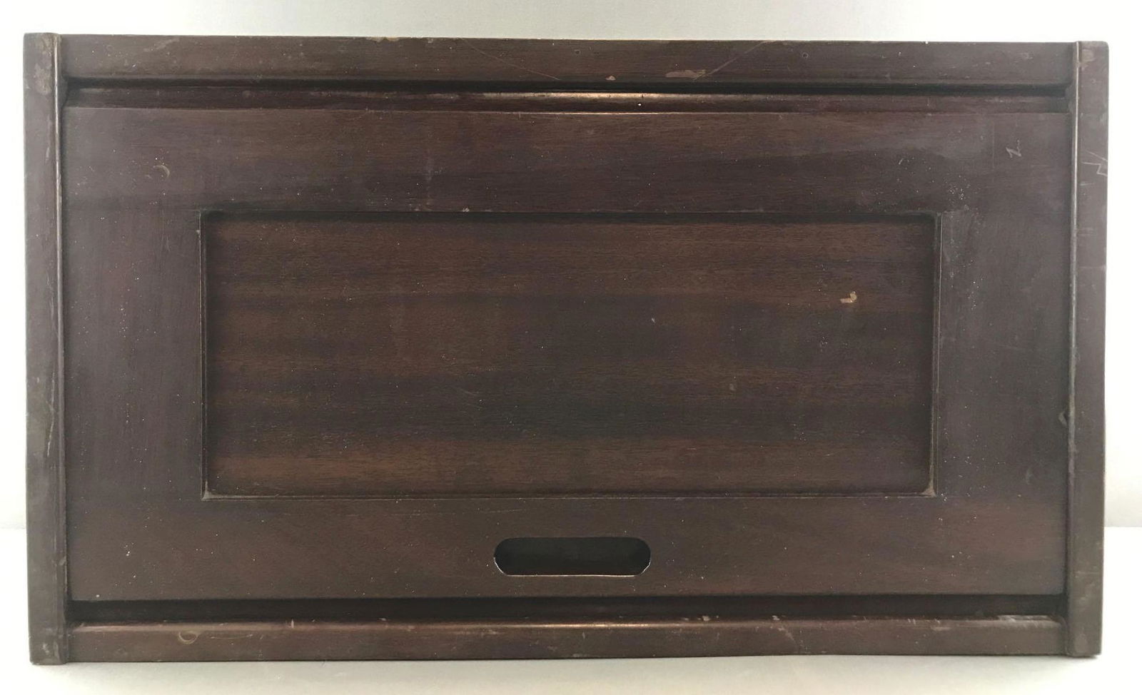 Antique Walnut Box with a "Trick" Lid (1 of 5)