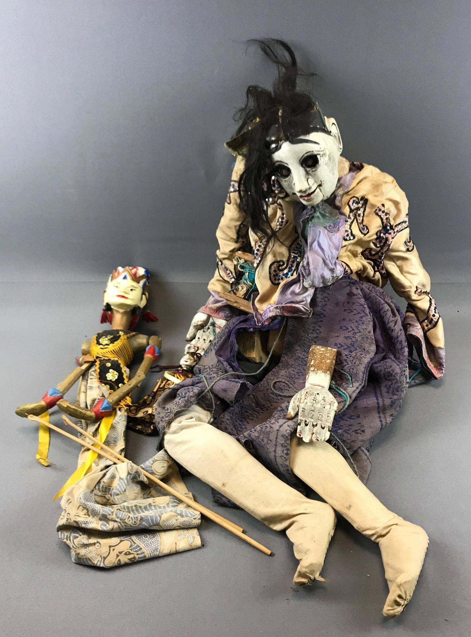 Group of 3 : Vintage Wooden Marionettes (1 of 8)