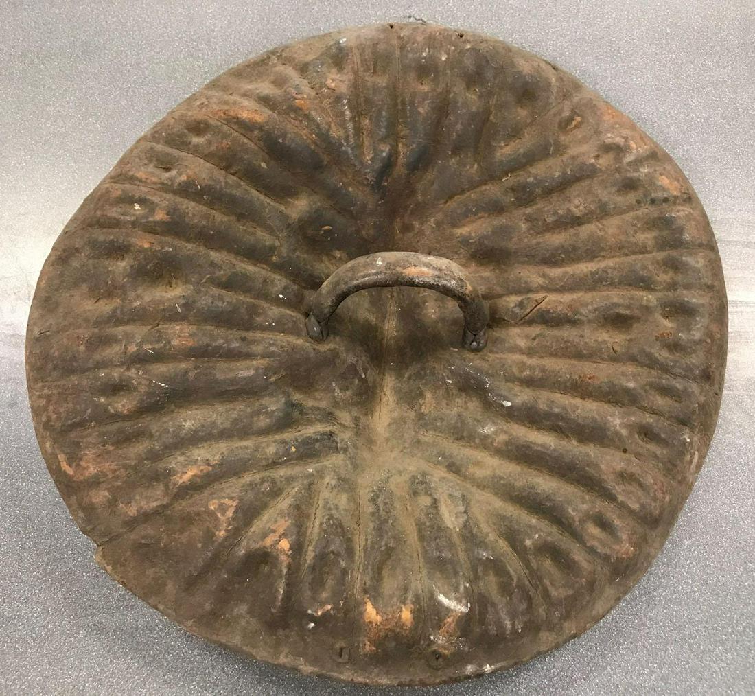 Antique Ethiopian Leather Shield (1 of 6)