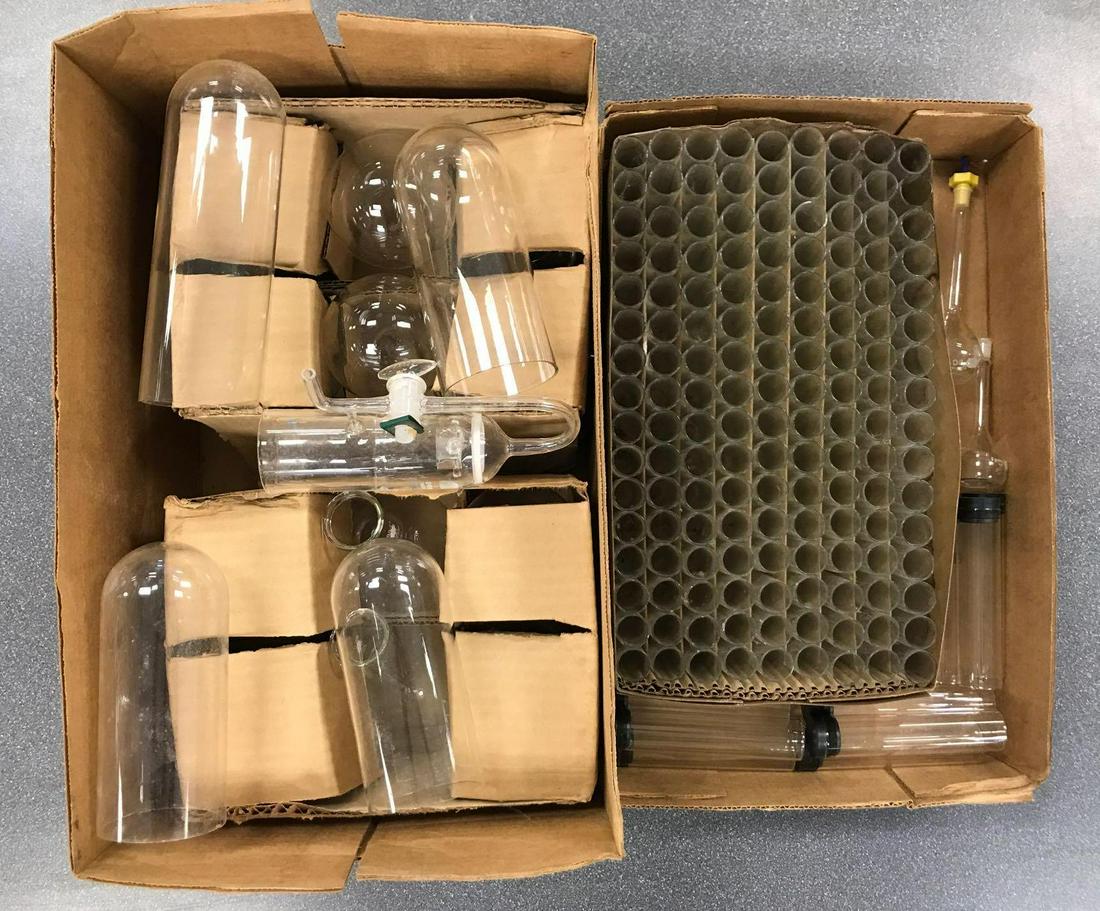 Group of Assorted Vintage Glass Laboratory Equipment - (1 of 7)