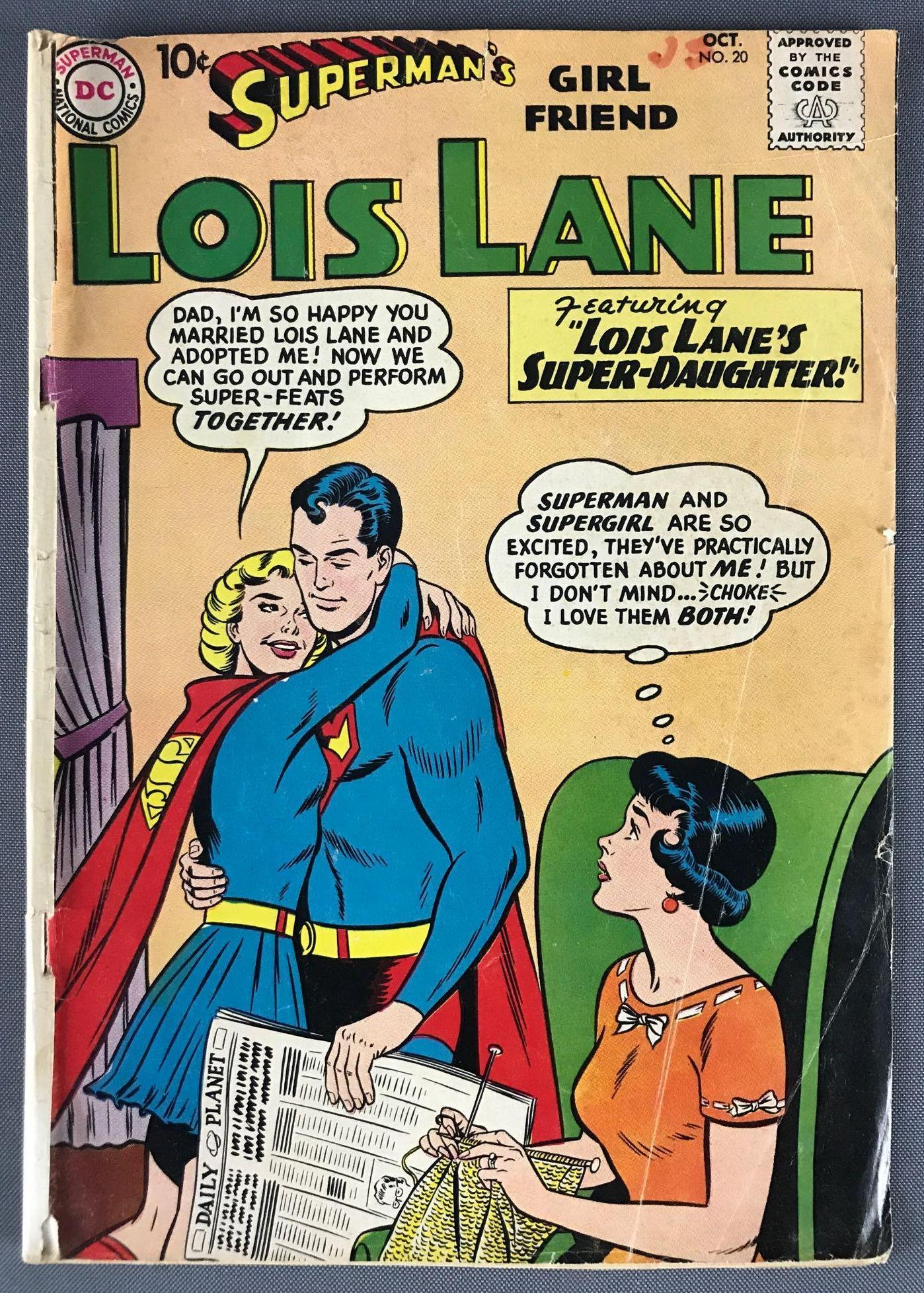 DC Comics SupermanÕs Girl Friend Lois Lane No. 20 Comic: Oct. 1960, Silver Age, $.10, bagged and boarded.