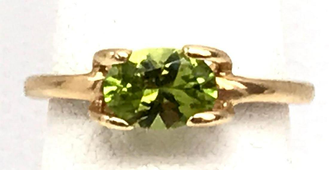 14k Yellow Gold Peridot Ring (1 of 5)
