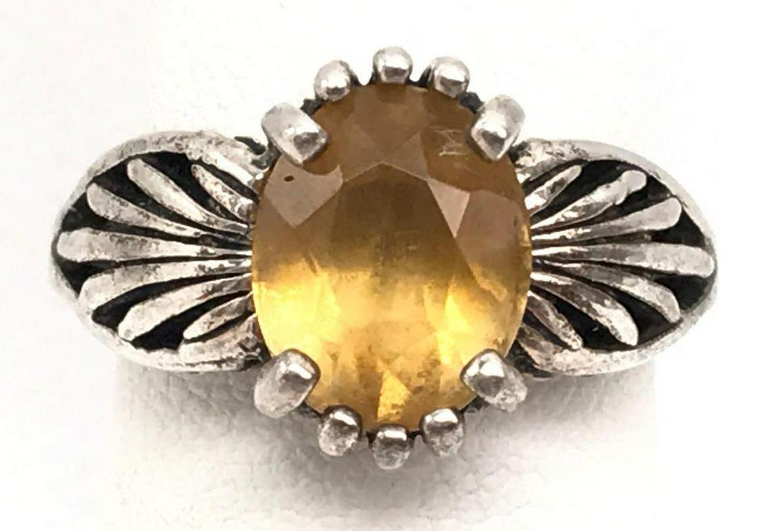 Sterling Silver and Citrine Ring - Kabana Silver (1 of 5)